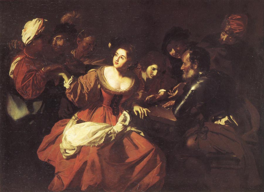 Scene of a Game with a Fortune-teller